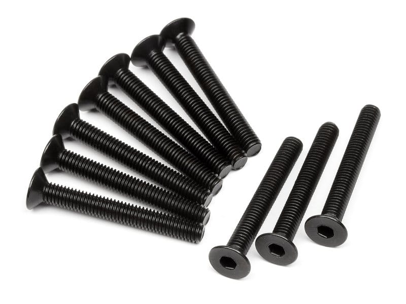 HPI Z092 Flat Head Screw M3X24mm (Hex Socket/10Pcs)