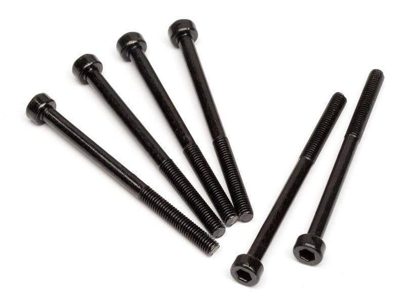 HPI Z303 Cap Head Screw M3x42mm (Black/6pcs)** - Hobbytech Toys