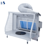 Hseng Water Curtain Spray Booth - Triple Fans With LED Lights [HS - E600] - Hobbytech Toys