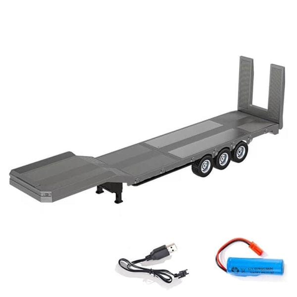 Huina 1/14 Flatbed Trailer - Suits 1501 (Grey)