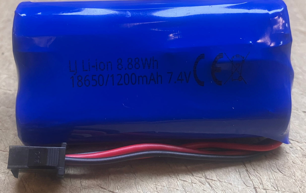 Huina 1200mAh 7.4v 2S Lithium Battery [1573-1]