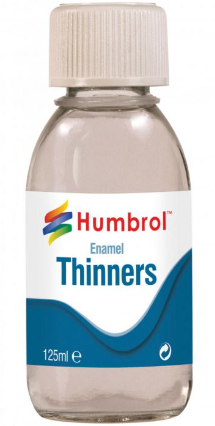 Humbrol Enamel Thinners Bottle 125ml - Hobbytech Toys