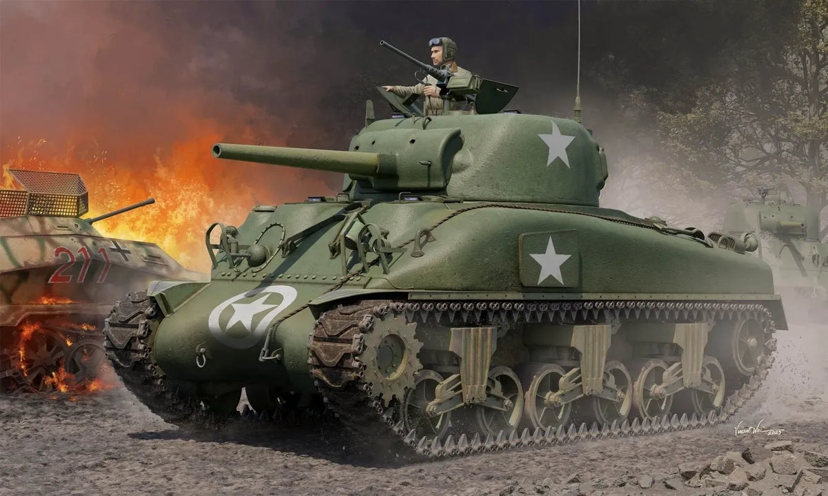 I Love Kit 1/16 M4A1Medium Tank - Late Plastic Model Kit