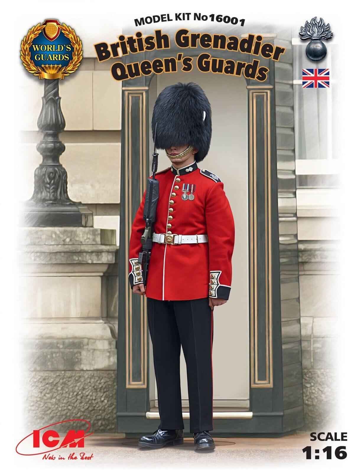 ICM 1/16 British Grenadier Queens Guards Plastic Model Kit