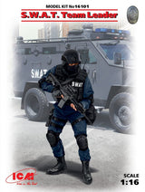 ICM 1/16 S.W.A.T. Team Leader Plastic Model Kit