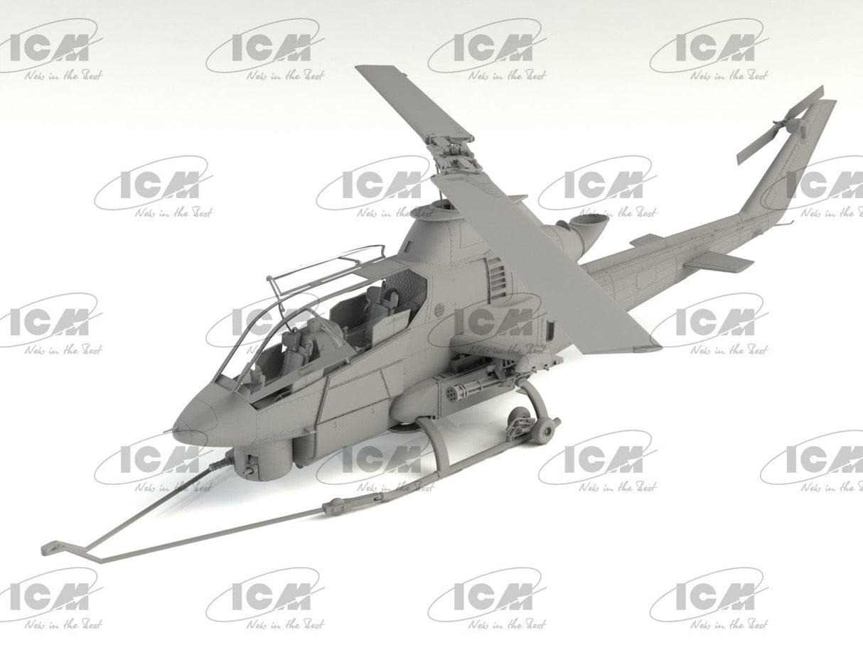 ICM 1/32 AH-1G Cobra with Vietnam War US Helicopter Pilots Plastic Model Kit