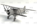 ICM 1/32 CR. 42 Falco with Italian Pilots in tropical uniform Plastic Model Kit