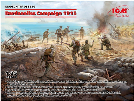 ICM 1/35 Dardanelles Campaign 1915 Plastic Model Kit [DS3520] - Hobbytech Toys