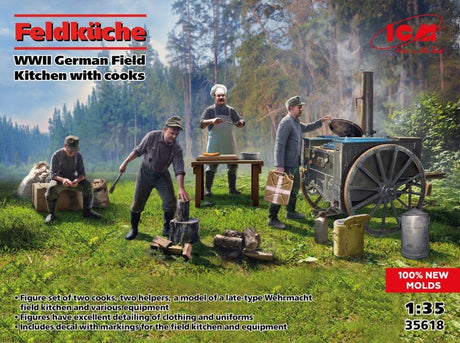 ICM 1/35 Feldkuche Plastic Model Kit [35618] - Hobbytech Toys