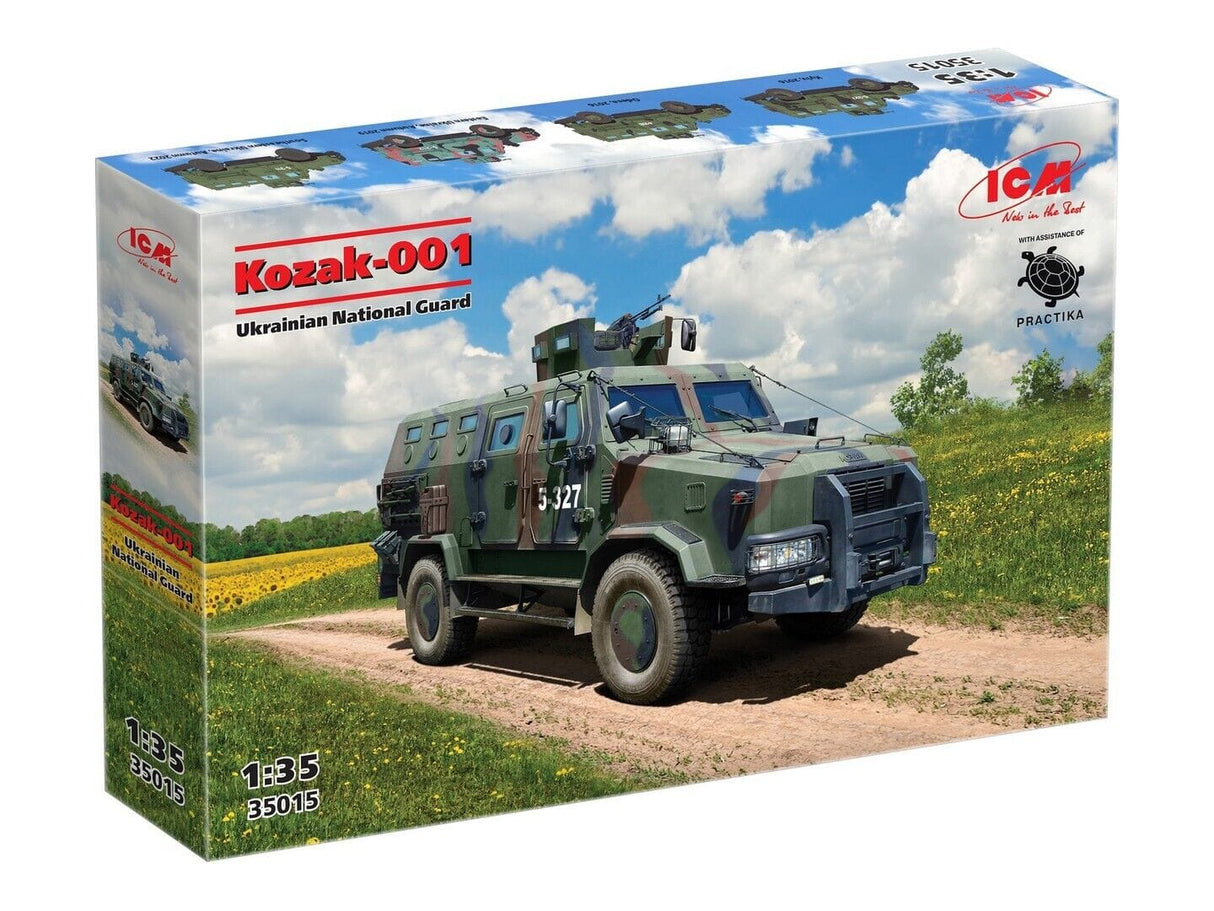 ICM 1/35 Kozak-001 Ukrainian National Guard Plastic Model Kit