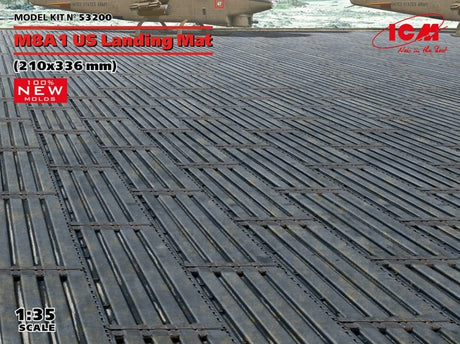 ICM 1/35 M8A1 US Landing Mat (210x336mm) Plastic Model Kit [53200] - Hobbytech Toys