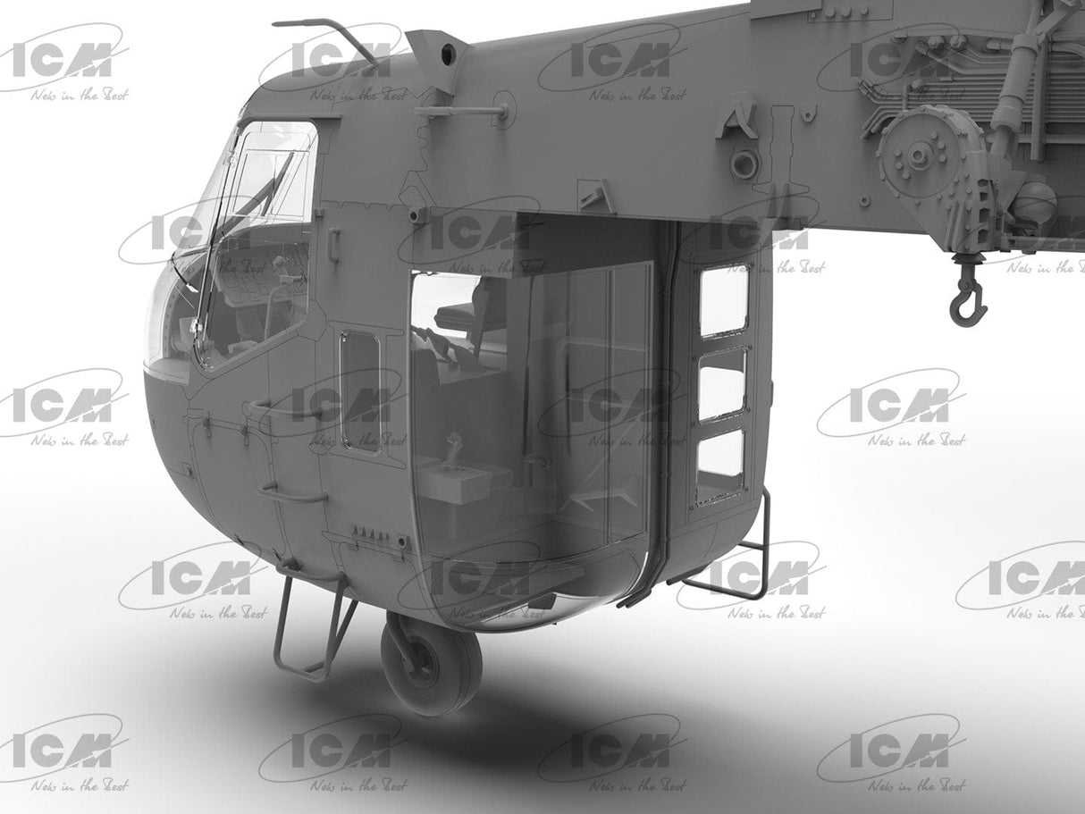 ICM 1/35 Sikorsky CH-54A Tarhe US Heavy Helicopter Plastic Model Kit