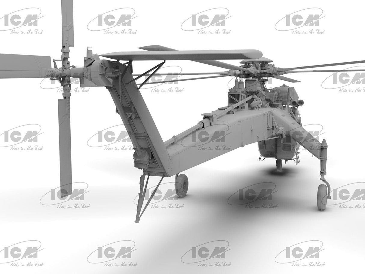 ICM 1/35 Sikorsky CH-54A Tarhe US Heavy Helicopter Plastic Model Kit