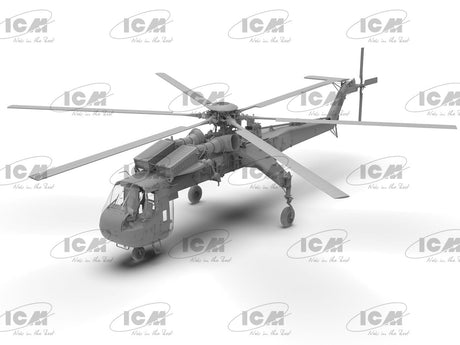 ICM 1/35 Sikorsky CH-54A Tarhe US Heavy Helicopter Plastic Model Kit
