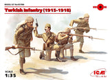 ICM 1/35 Turkish Infantry (1915-1918) (4 Figures) Plastic Model Kit