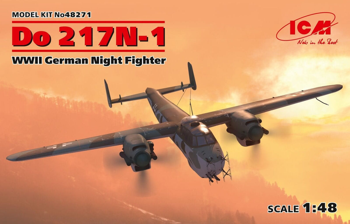 ICM 1/48 Do 217N-1 WWII German Night Fighter Plastic Model Kit