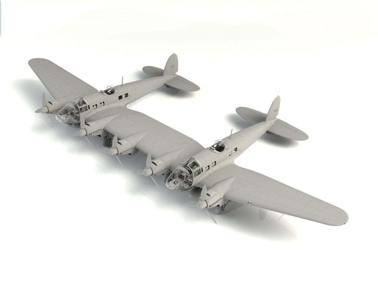 ICM 1/48 He 111Z-1 Zwilling WWII German Glider Tug Plastic Model Kit