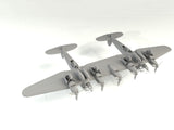 ICM 1/48 He 111Z-1 Zwilling WWII German Glider Tug Plastic Model Kit