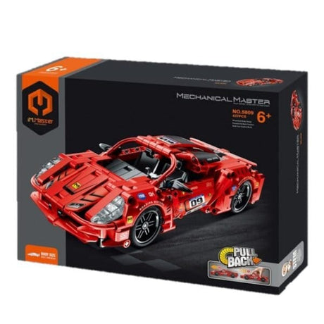 IM Master Pullback Muscle Car 457pc Kit - Red [5820] - Hobbytech Toys
