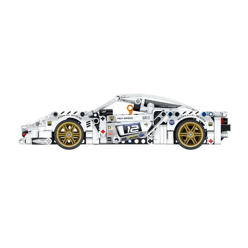 IM Master Pullback Super Car 437pc Kit - White [5812] - Hobbytech Toys