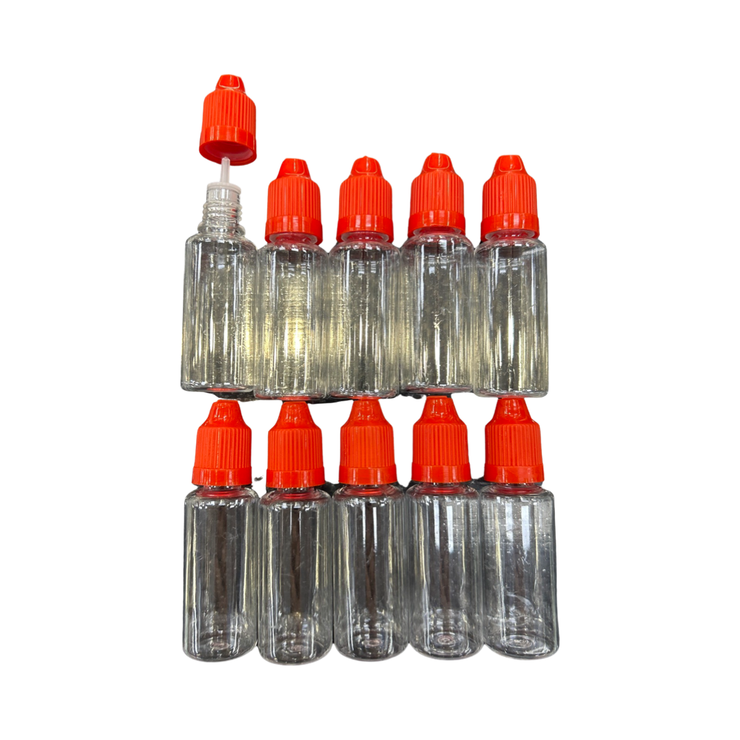 Hobbytech 20ml Clear Mixing Dropper Bottles (10pcs) - Hobbytech Toys