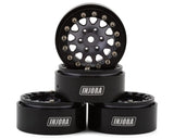 Injora 1.3" D-Slot Aluminum Micro Crawler Beadlock Wheels - Grey/Black (4)