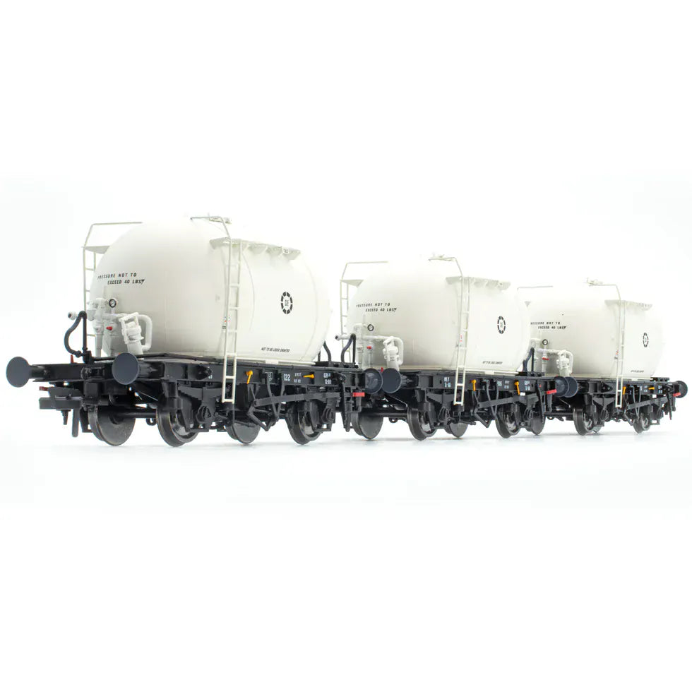 Irish Railway Model OO Scale CIE Bulk Cement Wagon - Ivory - Pack 2 (3 Pack) [IRM1196]