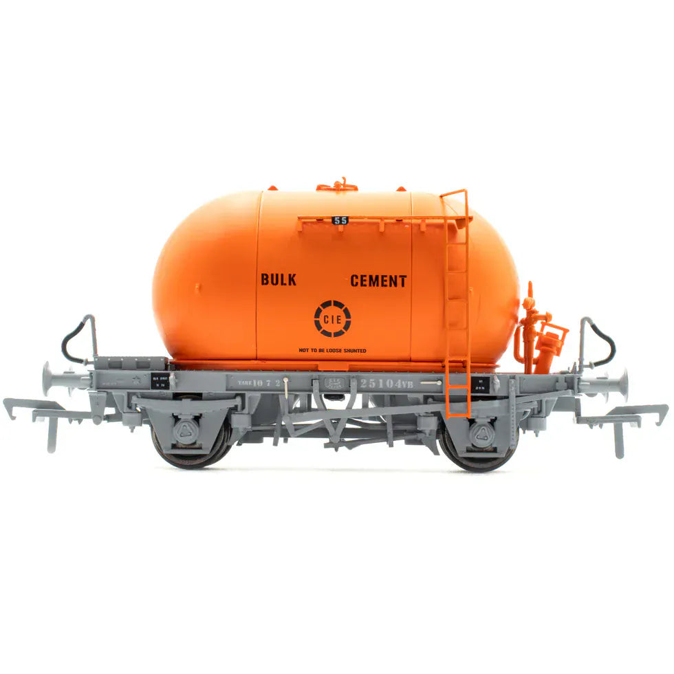 Irish Railway Model OO Scale CIE Bulk Cement Wagon - Orange - Pack 1 (3 Pack) [IRM1192]