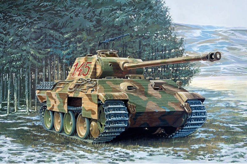 Italeri 0270S 1/35 SD.KFZ 171 Panther AUSF A Plastic Model Kit** - Hobbytech Toys
