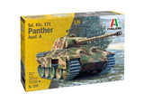 Italeri 0270S 1/35 SD.KFZ 171 Panther AUSF A Plastic Model Kit** - Hobbytech Toys