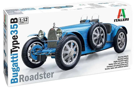 Italeri 1/12 Bugatti Roadster Monte Carlo 1930 Plastic Model Kit [4713] - Hobbytech Toys