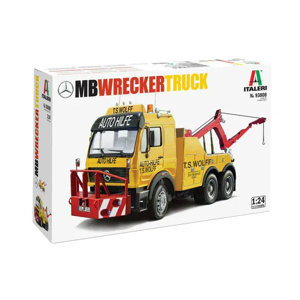 Italeri 1/24 Mercedes-Benz Wrecker Truck Plastic Model Kit