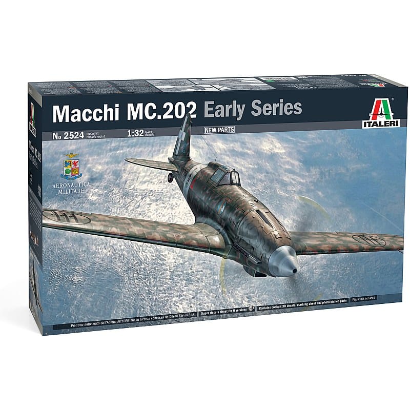 Italeri 1/32 Macchi MC.202 Early Series Plastic Model Kit [2524S]