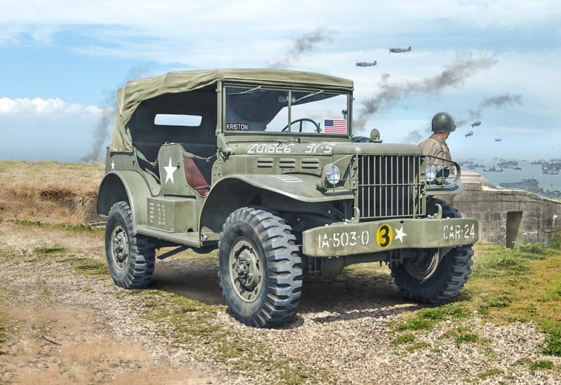Italeri 1/35 Dodge WC-56/57 Command Car model kit 0228