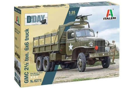 Italeri 1/35 GMC 2.5 Ton Truck D - Day 80th Anniversary Plastic Model Kit [6271] - Hobbytech Toys