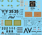 Italeri 1/35 M1A1 Abrams (Includes Australian Decals) Plastic Model Kit [35108] - Hobbytech Toys