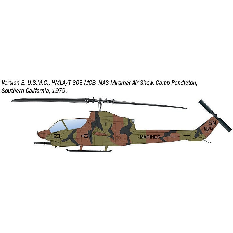 Italeri 1/48 AH-1T Sea Cobra Plastic Model Kit [90835]