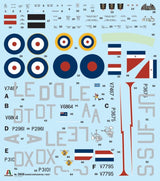 Italeri 1/48 Hurricane Mk 1 Aces - Super Decals Included Plastic Model Kit [2838S] - Hobbytech Toys