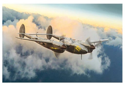Italeri 1/48 P - 38J Lightning - European Theatre Operations Plastic Model Kit [2834S] - Hobbytech Toys