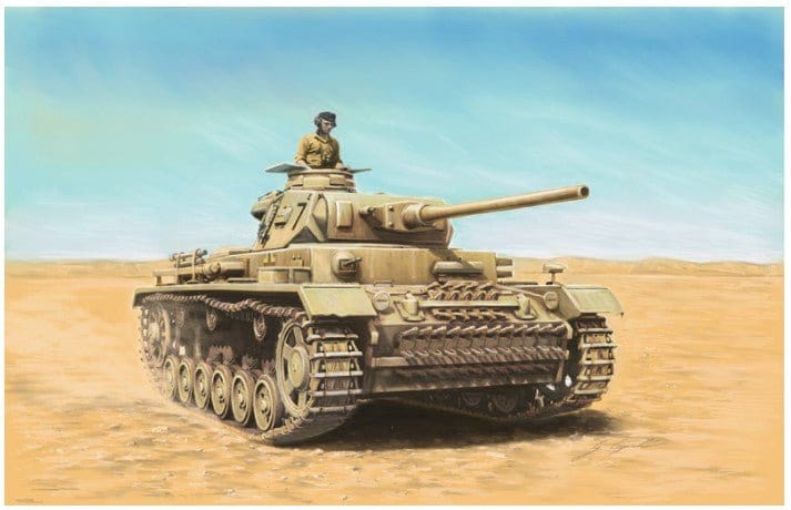 Italeri 1/56 Pz.Kpfw. III Ausf. J/L/M/N Plastic Model Kit [25757] - Hobbytech Toys