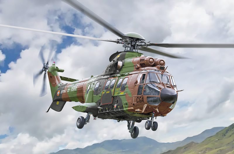 Italeri 1/72 AS332 Super Puma Plastic Model Kit