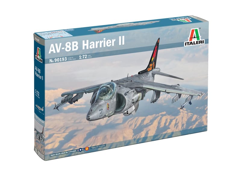 Italeri 1/72 AV-8B Harrier II Plastic Model Kit