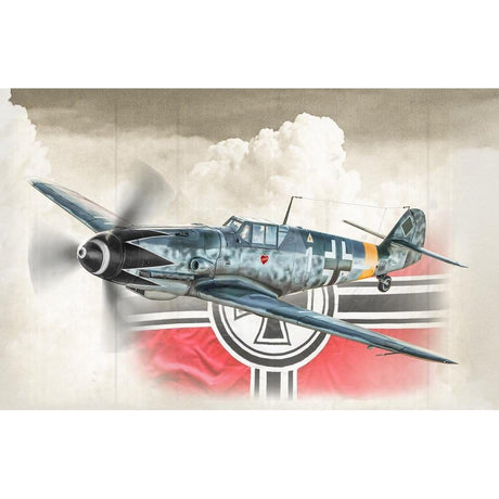 Italeri 1/72 Bf 109 G-6 Aces Plastic Model Kit [1483]