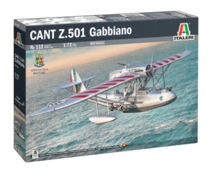 Italeri 1/72 CANT Z.501 Gabbiano Plastic Model Kit [0112] - Hobbytech Toys