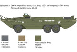 Italeri 1/72 DUKW Amphibious Truck D - Day 80th Anniversary Plastic Model Kit [7022] - Hobbytech Toys