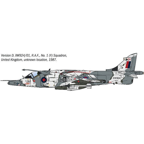 Italeri 1/72 Harrier Gr.3 Winter Camo Plastic Model Kit [91278]