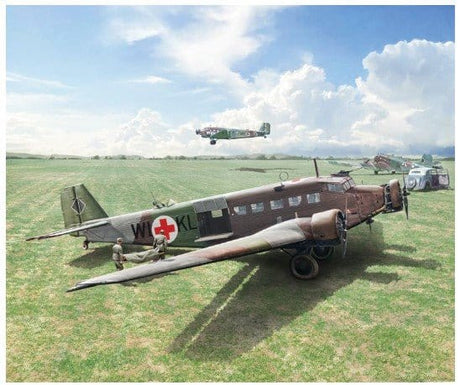 Italeri 1/72 Junker Ju - 52/3m Plastic Model Kit [0102S] - Hobbytech Toys