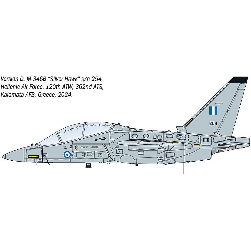 Italeri 1/72 M-346 Master Plastic Model Kit [1480S]