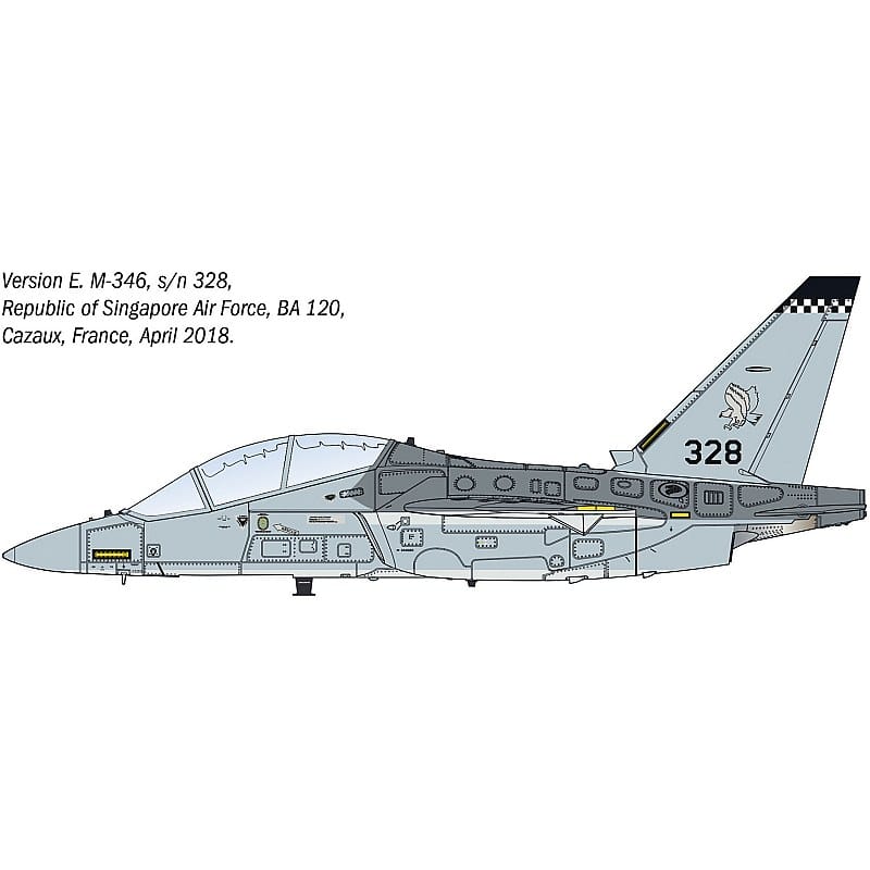 Italeri 1/72 M-346 Master Plastic Model Kit [1480S]