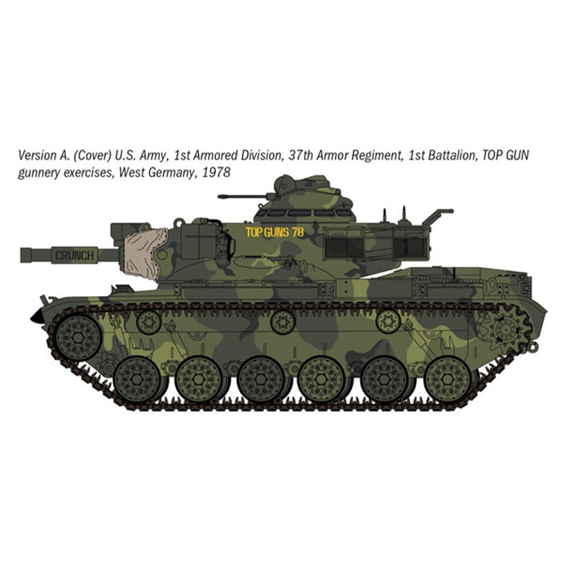 Italeri 1/72 M60A2 Plastic Model Kit [7086S]